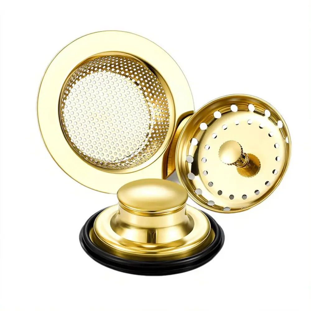 American Style Sink Splash Guard Stainless Steel Disposal Stopper Drain Strainer Food Waste Filter Cleaning Tool