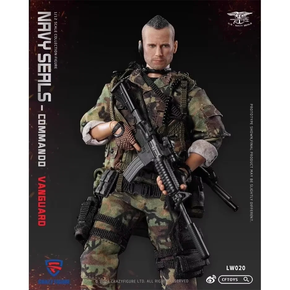 In Voorraad CFTOYS LW020 Seal Special Forces Assault Team Vanguard 1/12 Action Figure 6 inch Volledige Set Model Speelgoed geschenken