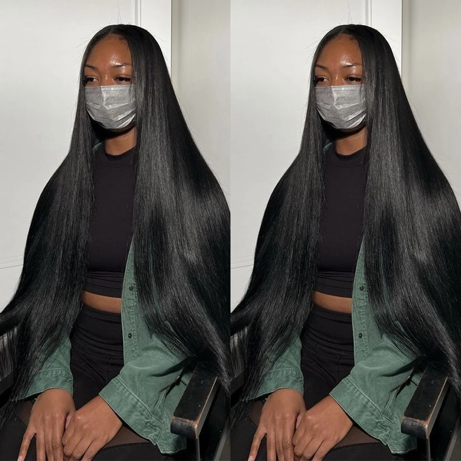 Peruki bez kleju, 100% ludzkie włosy, wstępnie wyregulowane, brazylijskie, gęstość 200%, koronka 4x4 5x5, peruka z koronką 13x6, peruka z ludzkich włosów dla kobiet