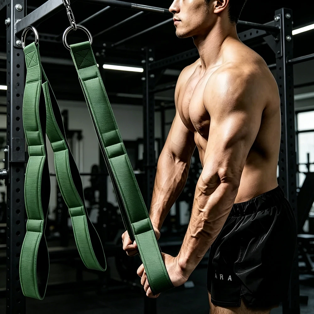 Accesorio de Cuerda para Máquina de Poleas Tricep Pull Down, Mango de Agarre Suave para Facepull, Bíceps y Entrenamiento Multigimnasio de Espalda