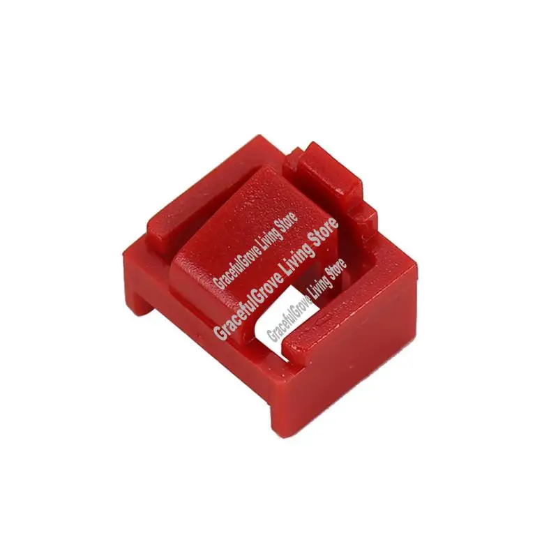 A26I-600Pcs Red RJ45 Port Ethernet LAN Hub Anti Dust Cover Plug Cap Blockout Protector With Proprietary Lock And Key