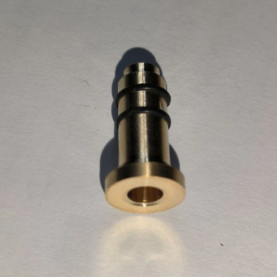 Brass Copper Gas Nozzle Adapter For Dunhill Dress/Rollagas Lighter Reusable Inflatable Head With Anti Gas Leak Rubber O-Ring