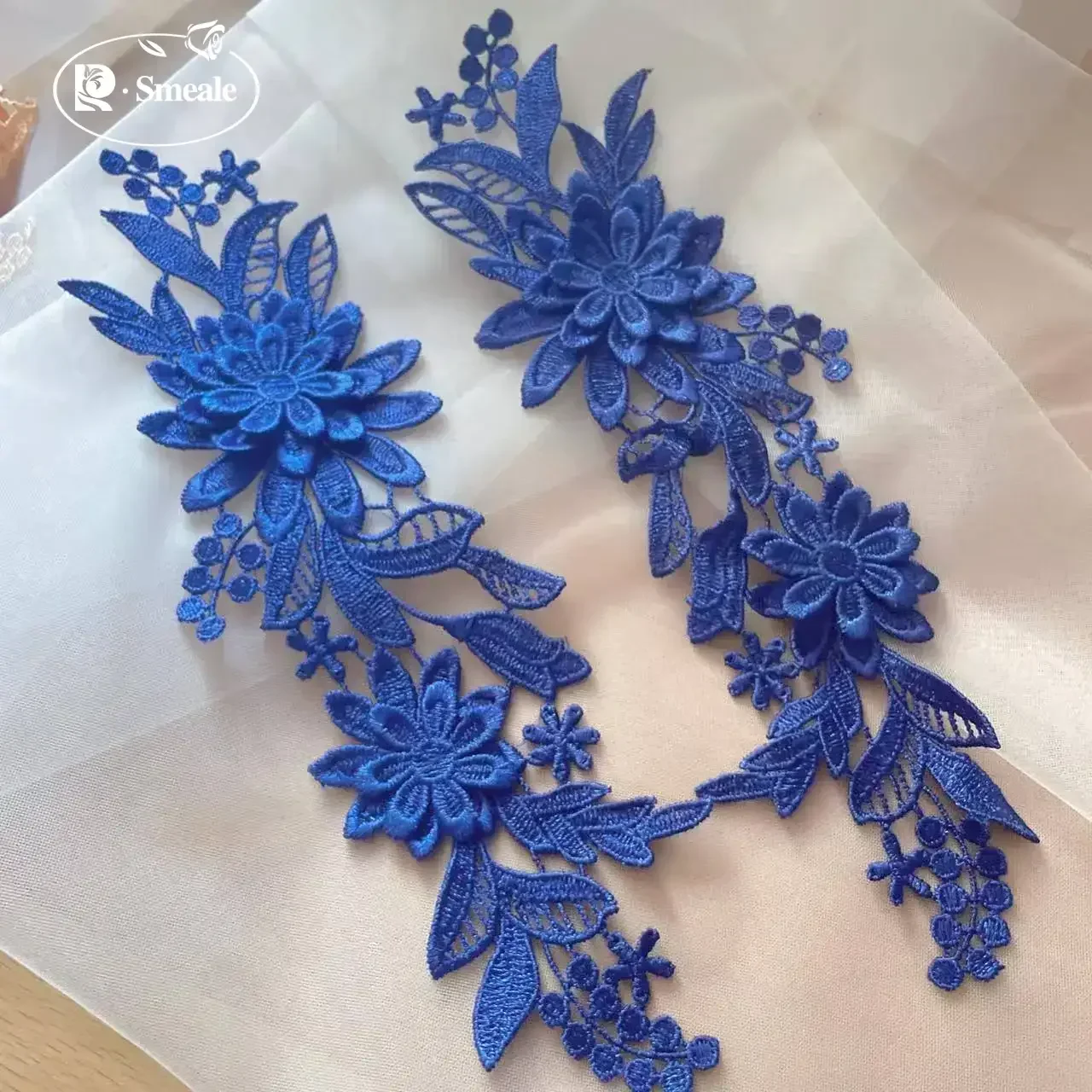 10pieces/lot Soluble Exquisite Lace flower DIY Bridaltiara Wedding Shoes Wedding Dress Decoration Materials RS803