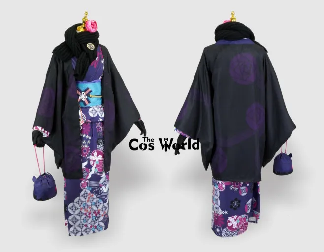 English Virtual YouTuber VTuber Hololive Ninomae Ina'nis New Year Kimono Outfits Anime Cosplay Costumes image 4