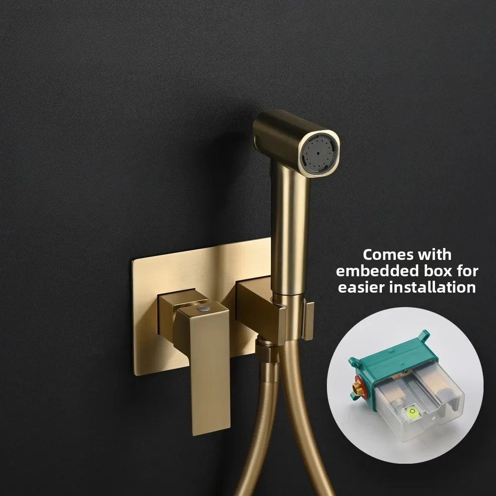 

Набор пистолетов-распылителей для горячего и холодного унитаза, полностью медный, значительно других смывателей высокого давления для туалета