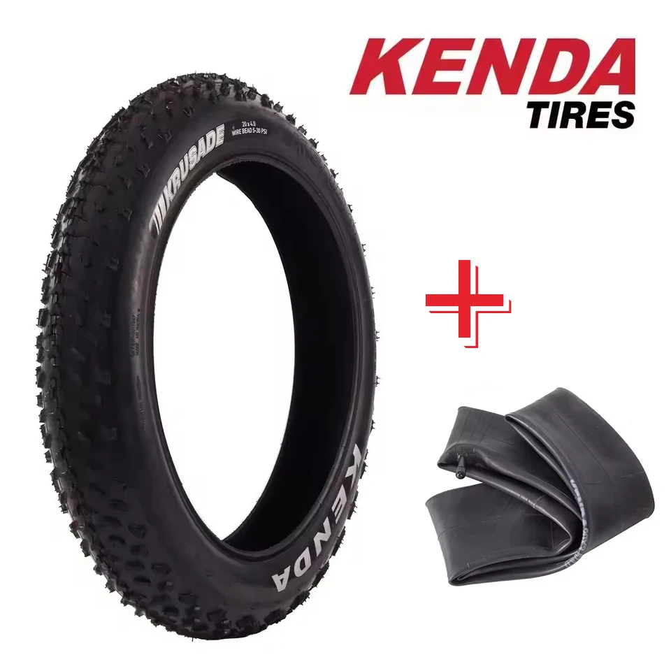 Kenda K1188/K1167 Krusade Fat Tire 20x4.0 Fietsband 20 "x4.00 Draad Clincher SRC Zwart Fat fietsband