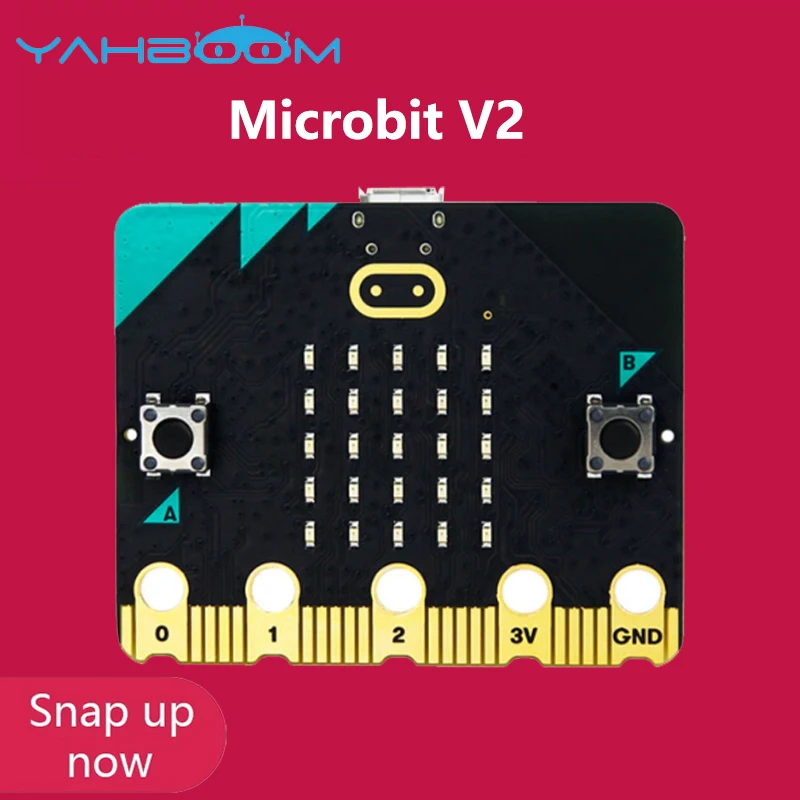 Microbit V2 with Upgraded Processor Built-In Speaker And Microphone Touch Hiwonder Education