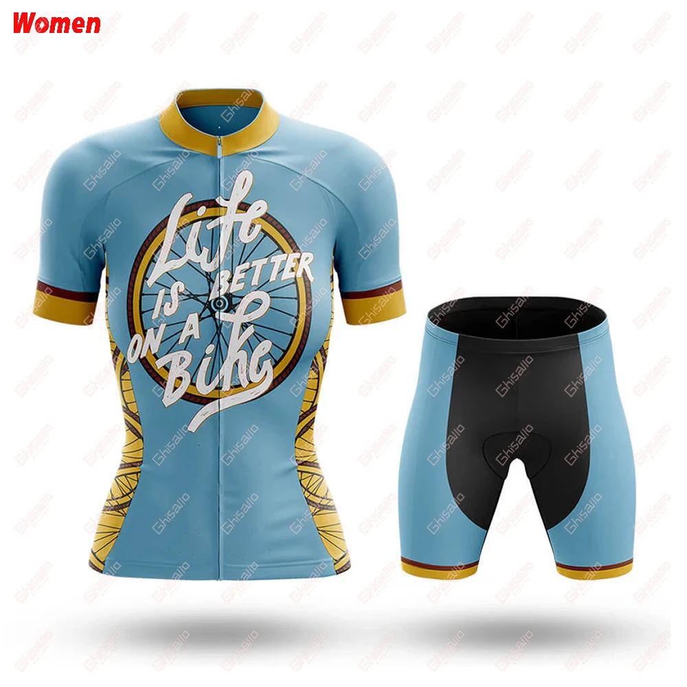 Faith Over Fear Bicycle Clothing Jersey Cycling Uniforms for Women Team Set Bike Sports Bicycles Women Cycling Suit Road Bikes