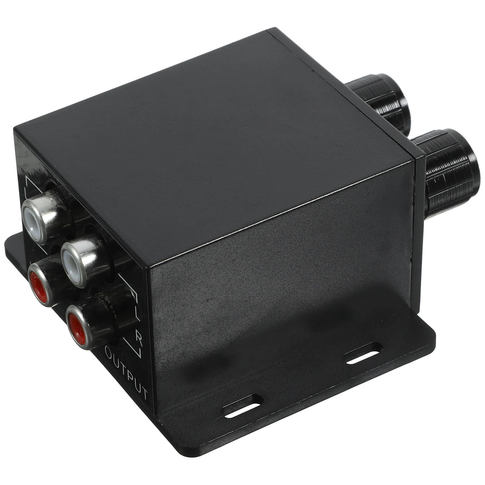 

Car Audio Regulator Bass Control Knobs Subwoofer Level Controls RCA Audio Adapter Amplifier Universal Video Enhancer Speaker Low