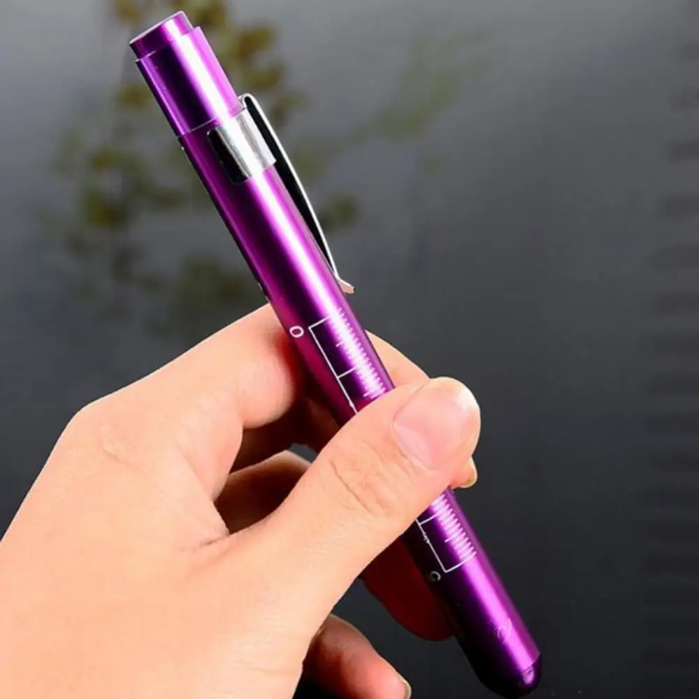 13.5cm Medical Flashlight First Aid LED Pen Light With Clip Flashlight Torch Pupil Examination Doctor Nurse EMT Emergency Kit
