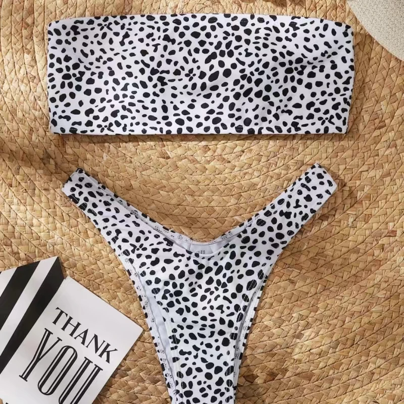 Bikini de tres puntos para mujer, de color sólido traje de baño, bañador sexy con encaje ajustable