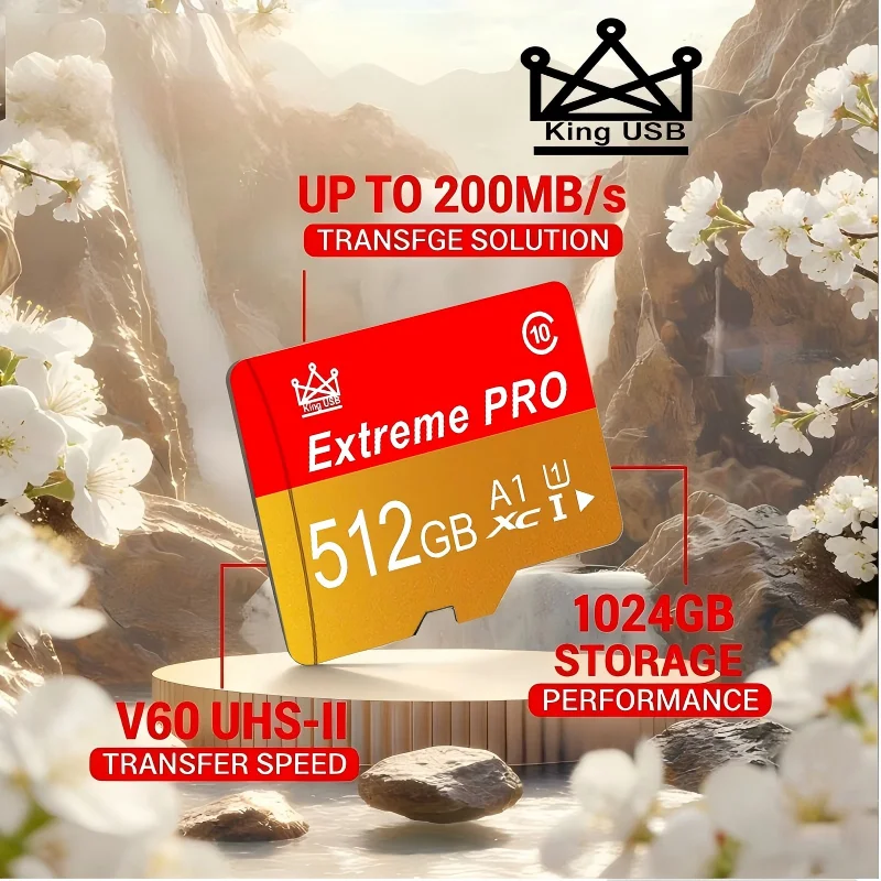 Tarjeta de Memoria Micro SD, Tarjetas TF, Tarjetas SD, 64GB 128GB 256GB 512GB, Avanzada V10, Full HD, Resistente a Golpes, para GoPro, Dash Cam