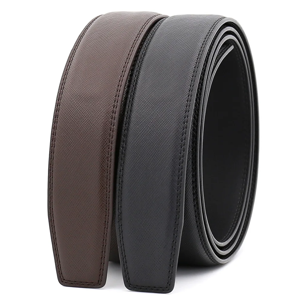 new Luxury Brand Belts for Men High Quality Male Strap Genuine Leather Waistband Ceinture Homme,No Buckle 3.1cm