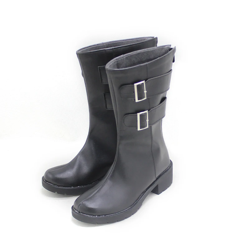 Botas de Anime vengadores Cosplay Black Dragon Agent Bad Boy, zapatos hechos a medida, Carnaval de Halloween