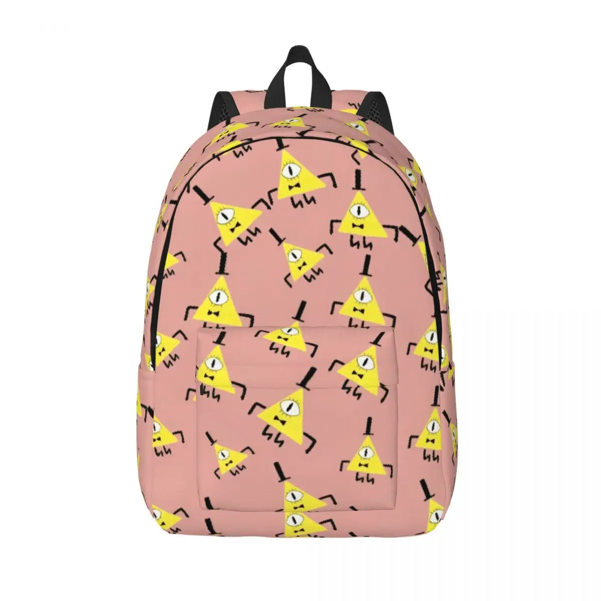 Bill Cipher Cool Backpack Durable High School Hiking Travel Cartoon Anime Daypack for Men Women Laptop Canvas Bags