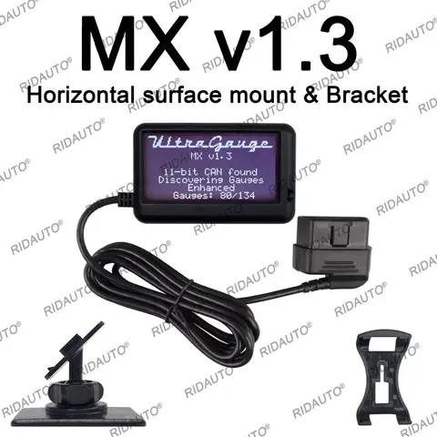 Сканер температуры ультраманометра, калькулятор пробега MX v1.3 и EM Plus v1.4c OBD2, сканирование кодов проблем для чтения