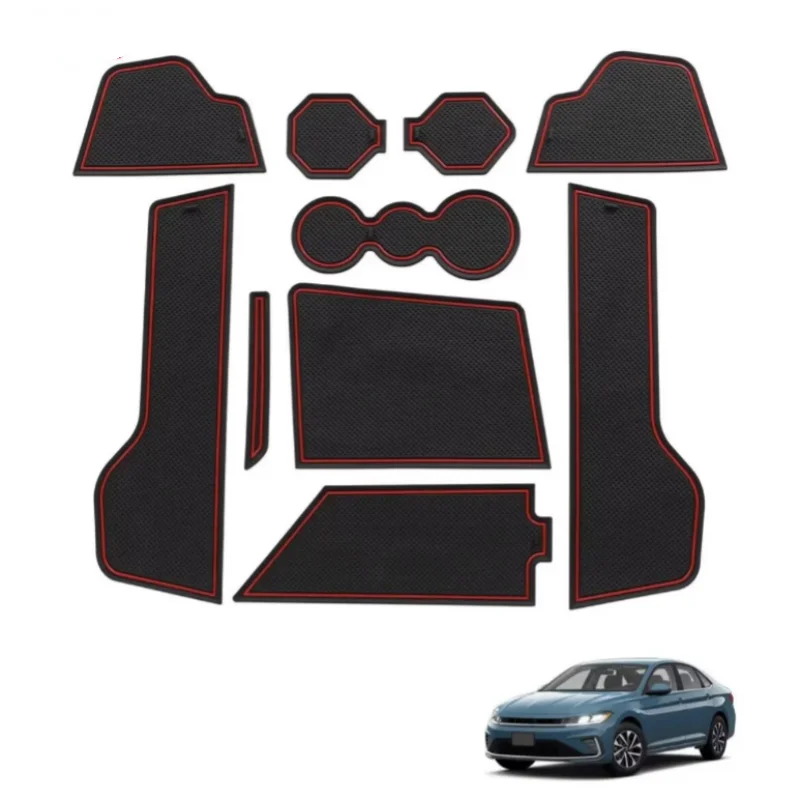 car interior modification water cup storage box non-slip cushion decoration Suitable For Volkswagen Jetta 2019-2025