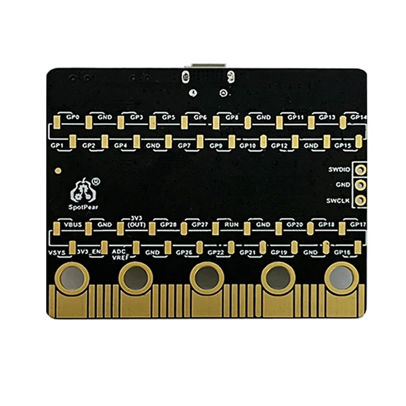 2 قطعة للوحة الأم Raspberry Pi PICO RP2040 Bit المتوافقة مع اللوحة الأم لبرمجة BBC Microbit Shape Python