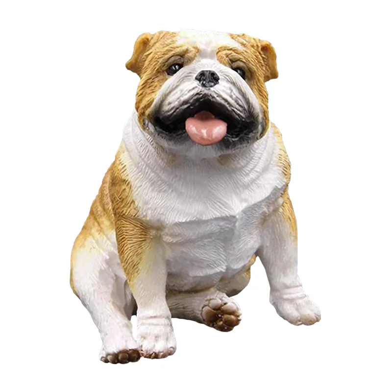 

Cute British doggie model simulation British bulldog car ornament British bull crafts