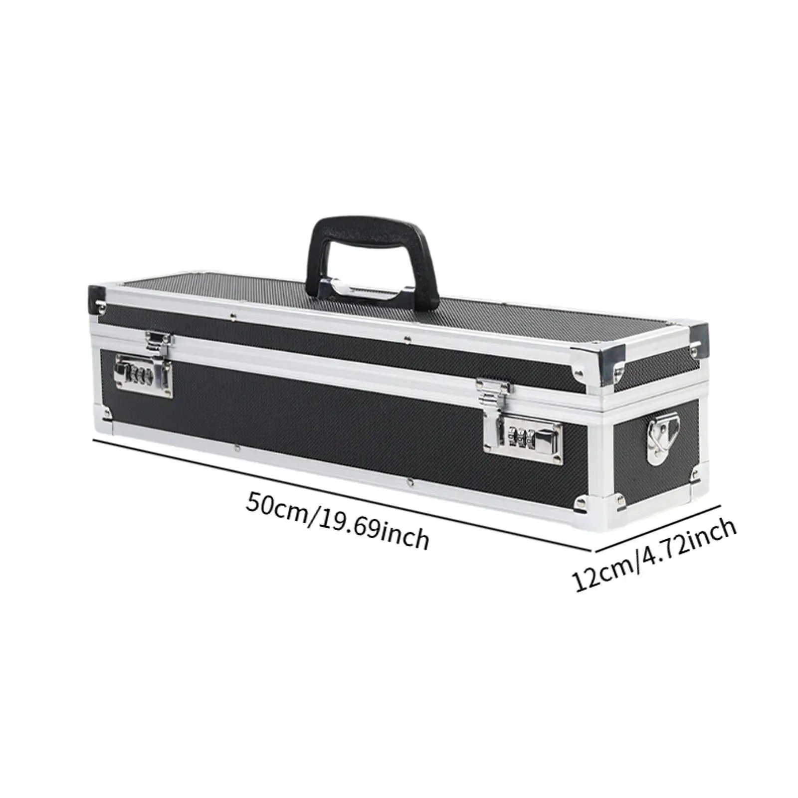 Chef Knife Case Suitcase Hard Shell Comfortable Carrying Strap Aluminum Frame,Tool Box Multifunction Storage Case Sponge Lining