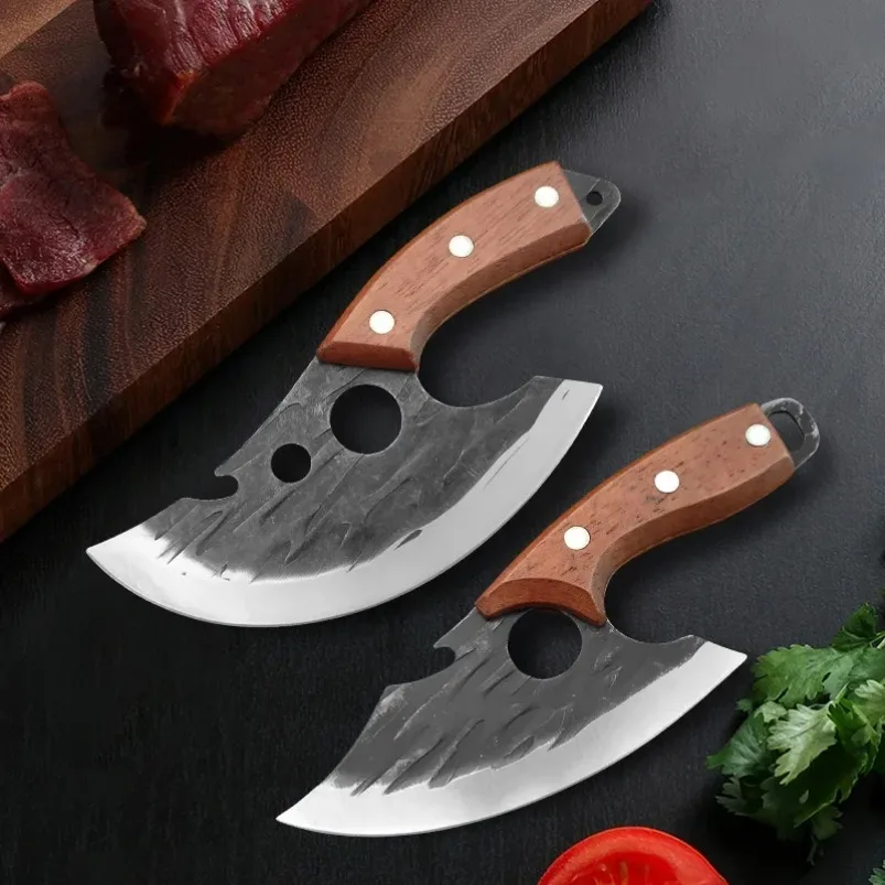 Stainless Steel Boning Knife Handmade Forged Knife Meat Fruit Househould Knives Kitchen Knife Meat Cleaver Chef Cooking Knives