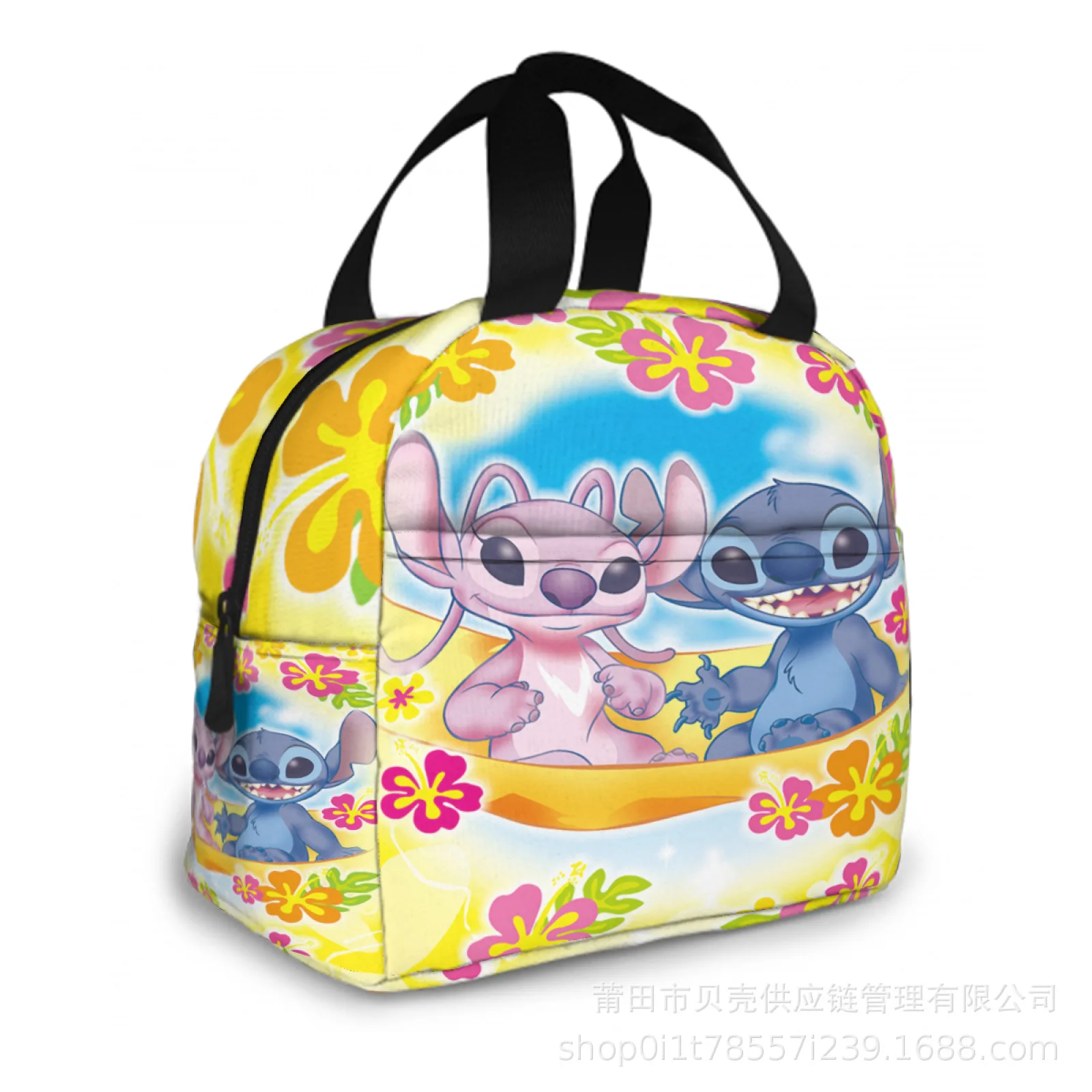 Disney cartoon Stitch  insulation bag cute lunch box bag handbag Outdoor ice tote bag