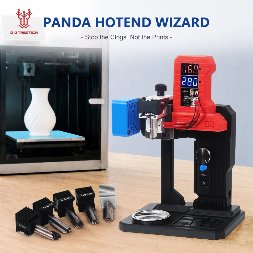 BIGTREETECH Panda Hotend Wizard 3D Printer Hotend Repair Station Offline Unclog for H2D H2S A1 P1 X1 Desktop Hotend Maintenance