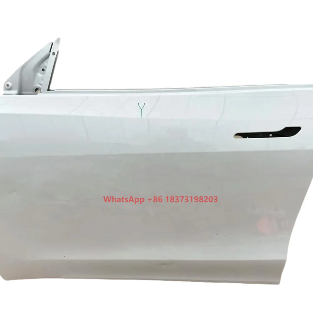 TTELSA EVs Front Door Assembly Including Pre-mounted Trim Window Lift Hinge and Handle Mount Points 1090411-01-I Model 3