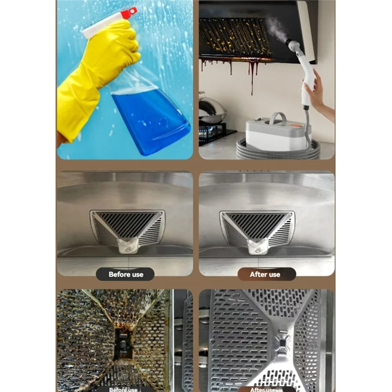 A74G-高温スチーマー 1200 ワットスチームショットハンドヘルドクリーナー家庭用 Windows、キッチン、バスルーム EU プラグ