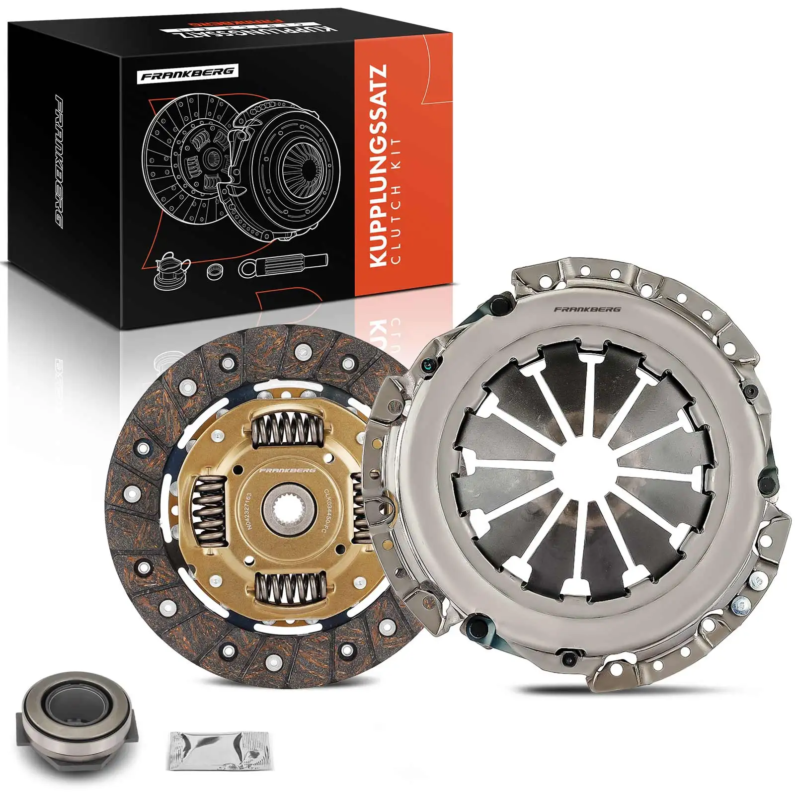 Frankberg 1x Kupplungssatz für Alfa Romeo Mito Fiat 500 C 500L Bravo II Doblo Cargo Kasten/MPV Pritsche/Fahrgestell 620344500
