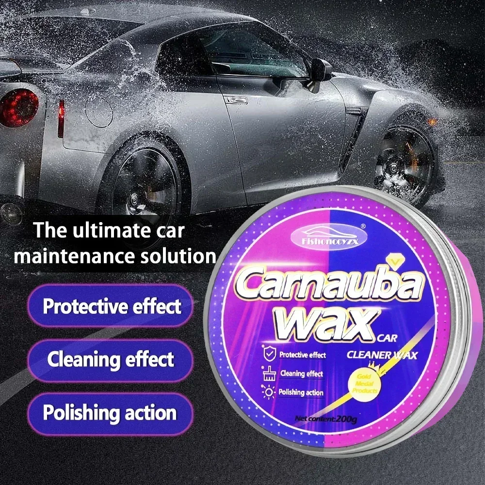 รถ WAX Auto Paint Care Carnauba PASTE WAX บราซิลขัด WAX PASTE High GLOSS Shine Super Hydrophobic เคลือบกระจก