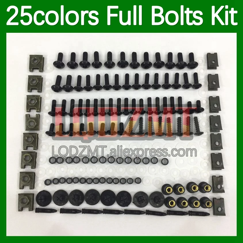 268pcs Body Bolt Full Screws Kit For YAMAHA TZR-250 3MA TZR250 TZR 250 88 89 90 91 1988 1989 1990 1991 Fairing Bolts screw Nut