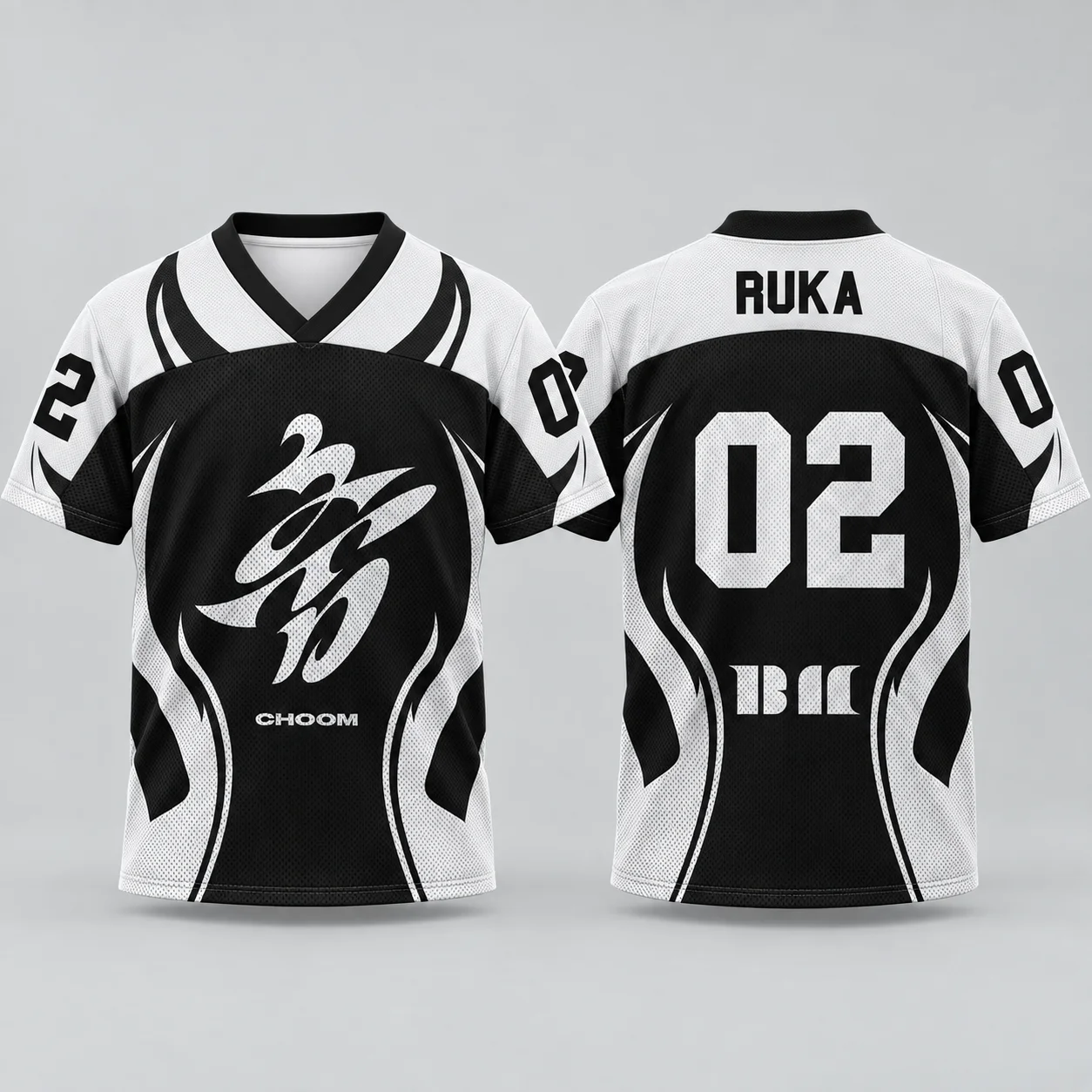 KPOP-Style Fußballtrikot Koreanische Idol-Mode Vintage Fußballshirt Unisex Streetwear Oversized Sport-T-Shirt Fan-Geschenk – Detail 3