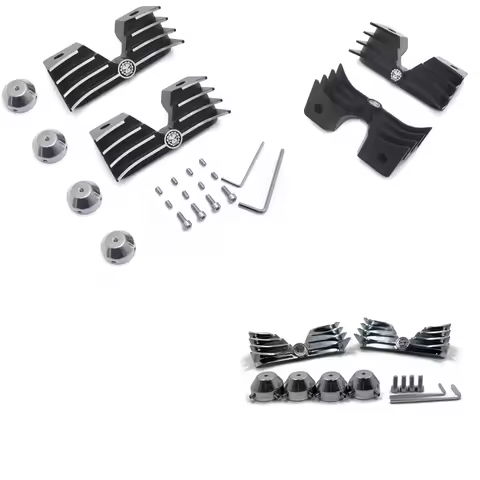 Finned Headbolt Bridge Spark Plug Headbolt Covers For Harley Davidson 2004&amp;up Sportster XL 1200 883 Aftermarket Motorcycle Parts