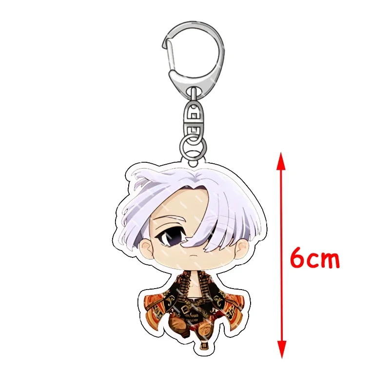 Anime Figure Tokyo Revengers Acrylic Keychain Haitani Original Manjiro Baji Keisuke Draken Cosplay Cute Keyring Fans Gifts New