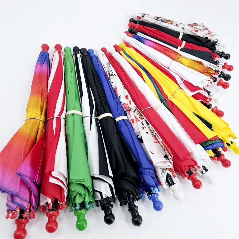 Goochelaar rekwisieten 10st magisch uiterlijk paraplu - professionele podium rekwisiet voor onmiddellijke productie en verdwijnende prestatietrucs