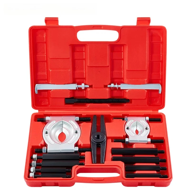

14 Pcs Separator Combination Set Bearing Transmission Splitter Mechanical Double Disc Puller Chuck Gearbox Outer Bearing Remover