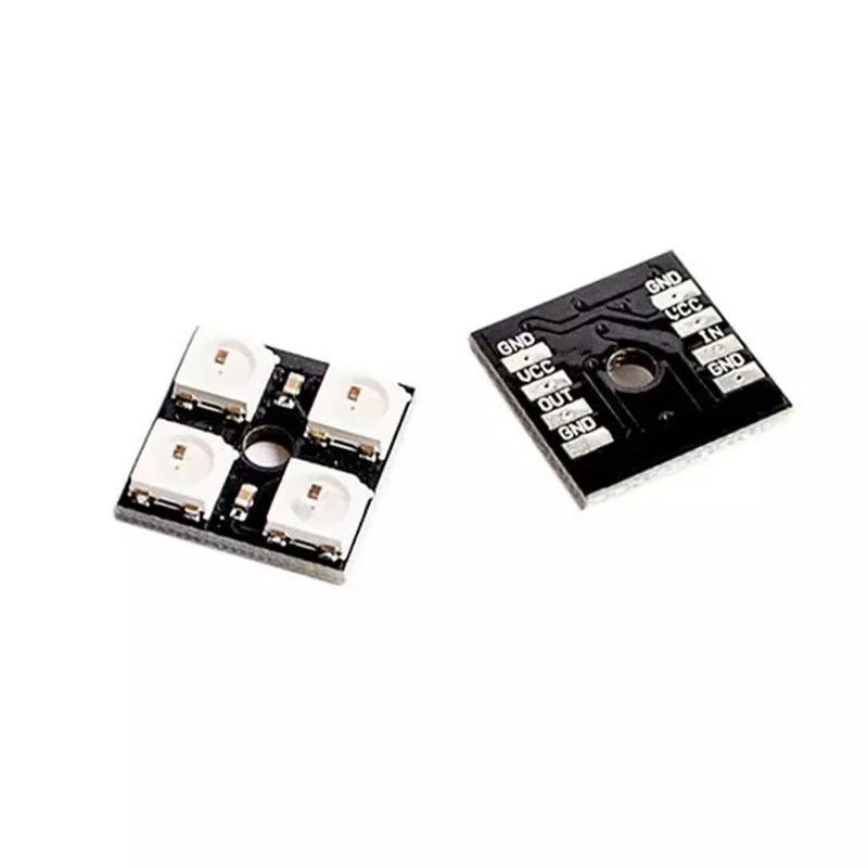 WS2812B 5050 RGB LED pixel ring WS2812 LED built-in full-color driver color light 4-digit square