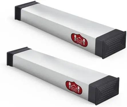 

2 Pack Aluminum Boat Trailer Fender Mounts with Step Pads & Bolts - Universal Fit Brackets