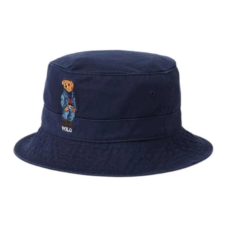 Polo Ralph Lauren Twill Bucket Hats Unisex Blue MAPOHGS0J421421