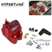 Hypertune-disparador Universal Ss 12V de alta salida exterior macho E-Core bobina de encendido con Kits de adaptador con logo PQY JR-EIC00-K