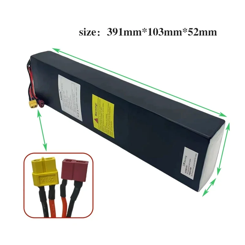 48V 21AH Rechargeable Lithium Battery pack 13S6P 1008Wh Built in BMS for Kugoo Kirin M4 Pro, Kugoo M4 Pro Electric Scooter Batte