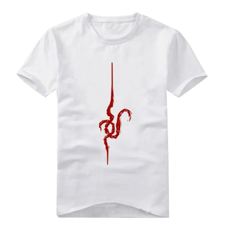 Anime Danganronpa 2: Goodbye Despair Nagito Komaeda Cosplay Costume T-shirts Print Summer Short Sleeve Tee Men's T-shirts