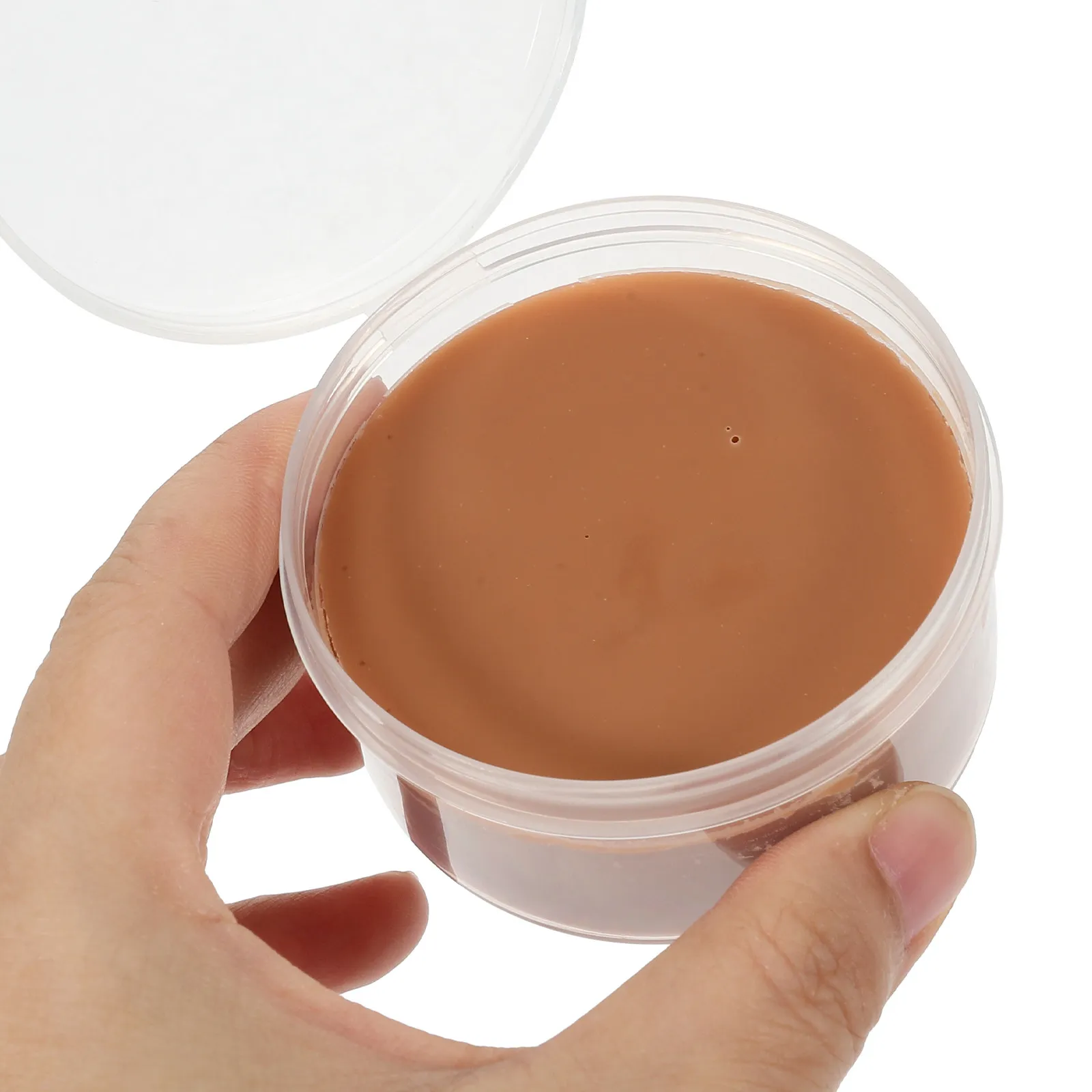 علبة واحدة 50 جرام من شمع تجميل البشرة لإخفاء الندوب بسلاسة، معجون تشكيل واقعي لإعادة تشكيل الأنف، غير قابل للتلطيخ، لفن الوجه والمهنات التجميلية