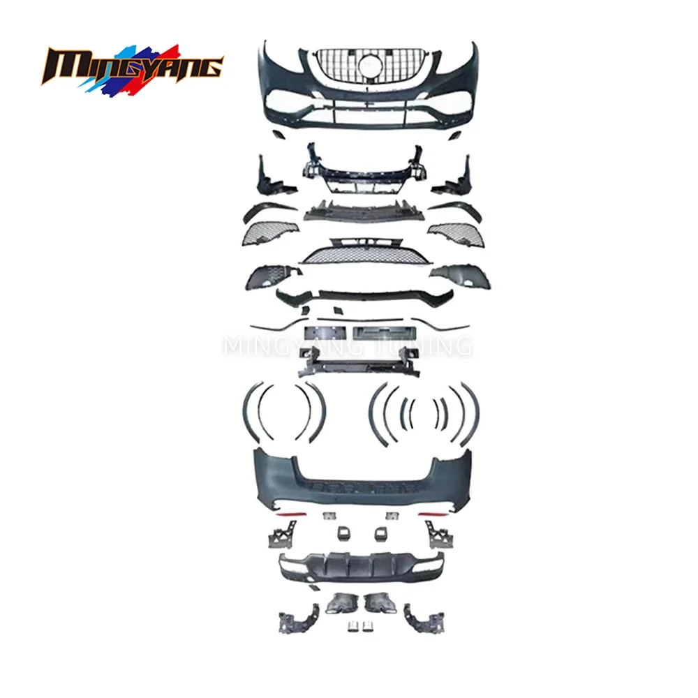 

Factory Hot Selling PP Plastic Front and Rear Bumper GLE Upgrade to GLE 63 Design Tuning Bodykit for GLE W166 2015