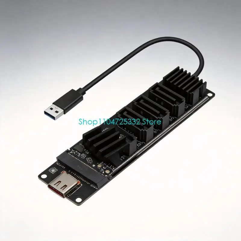 P5EA Double Interfaces USB3.0 To 5 SATA3 Port Adapter For Computer And NAS Storage