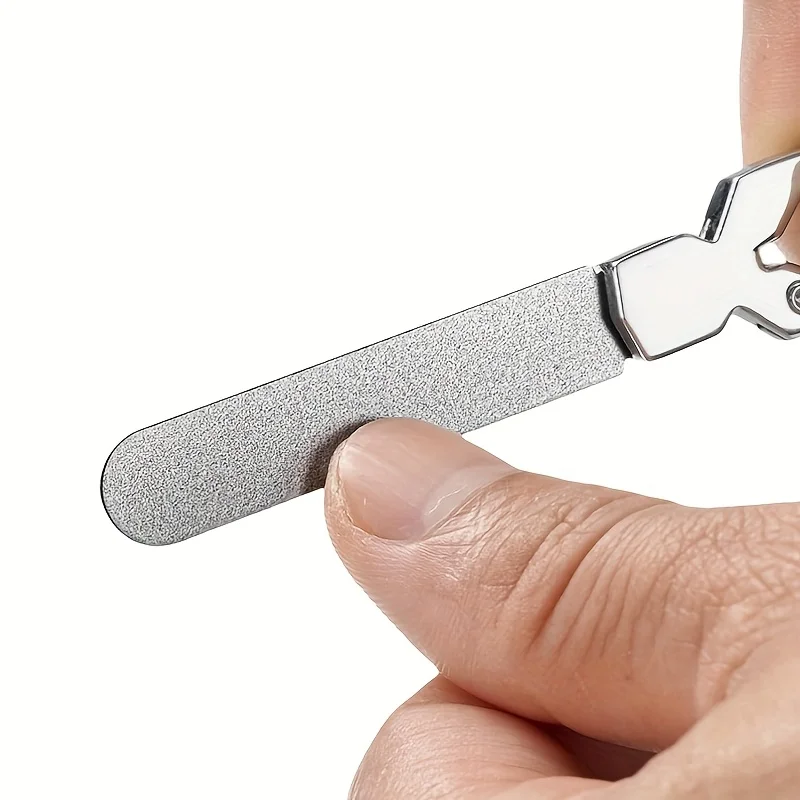 Edelstahl Doppelseitige Nagelfeile Styling Zubehör Nagellackentferner Für Puffer Maniküre Werkzeuge Für Zuhause Und Reise Geschenke