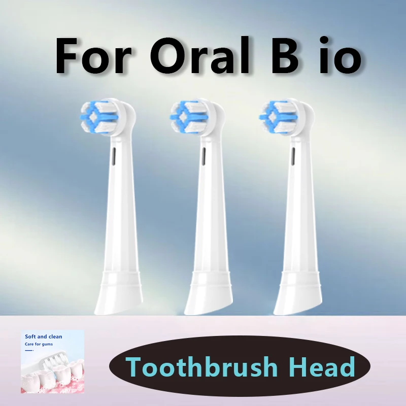 

Toothbrush Head Compatible With Oral-B io 6 7 8 9 10 2 3 4 5 Sonic Electric Bristle Heads Vacuum Toothbrush Soft Hygiene