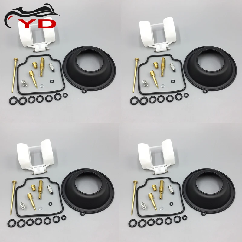 

4set NEW Carburetor Rebuild Kits For Honda CB650SC 1983-1985 Nighthawk 650 CB650 SC With plunger vacuum diaphragm float