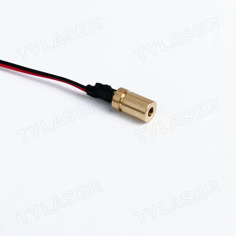 Verstelbare Focus D6X13mm 650nm 1Mw 5Mw 10Mw Rode Lijn Diode Focusable Professionele Laser Module Metalen Laser Koper hoofd